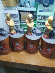 Bình rót rượu chú tiểu bình đựng rượu giã gỗ bình ăn nhậu 1.5l