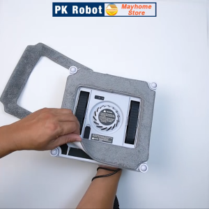 Khăn Lau Sử Dụng Cho Robot Lau Kính iLobot HCR21 Màu Xám/