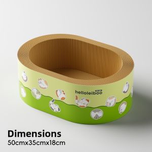 HELLOLEIBOO | Deepened Wear-resistant Scratch-free Cat Bed