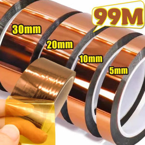 Dizoey High Temperature Heat Tape Thermal Insulation Tape Polyimide Adhesive Insulating Adhesive Tapes Circuit 3DBoard Protection Roll