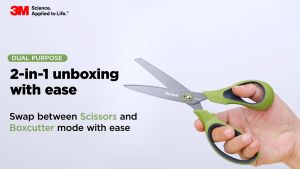 Scotch™ 1487 Stainless Steel Unboxing Scissors 7"