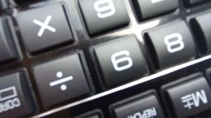 Kalkulator CT 712K Besar 12Digit Display LED Jelas Alat Hitung Dagang Kasir Toko