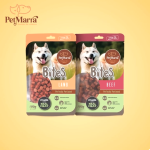 PetMarra Bites Dog Treats Beef Flavor 100g treat snacks dogs puppies pet food pets high quality foods all breeds