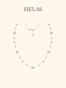 Helas | Gift Akoya Sea Pearl 18K Gold Necklace