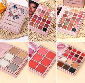 Set buku Eyeshadow rias wajah 78 warna Matte perona pipi eyeshadow blush  kontur highlighter tahan air lips  Makeup all in one