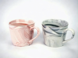 Marble texture pattern ceramic coffee tea mug cup