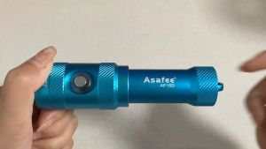 Asafee AF15D 80M Underwater 1050LM Diving Flashlight L2 LED Press Switch Lamp IPX8 Waterproof Scuba Lantern 18650 Battery Torch