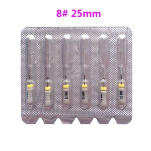 Dental C + files Endodontic Pilot Stainless Steel C Files 6-10# 6pcs/pack Root Canal File 25mm/21Dentistry Endodontia Treatment