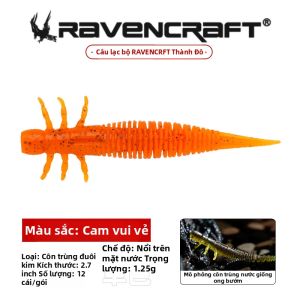 RAVENRAFT | Mồi Câu Mềm Giả Trùng Mayfly