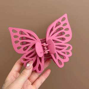 Kẹp tóc cánh hồ điệp cỡ rất lớn kẹp tóc nhựa sau đầu nhiều màu khí chất cho nữ