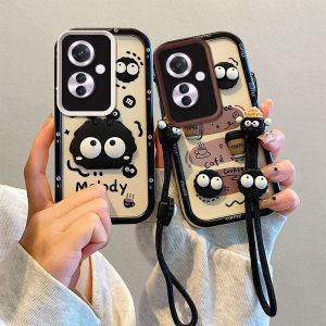 Suitable for Oppo Reno11f Phone Case Cute Trendy Female Opop Reno12f Protective Case INS Cartoon Student 0 Pporeno11f Eccentric Personality Briquette Ooppreno12f Japan and South Korea