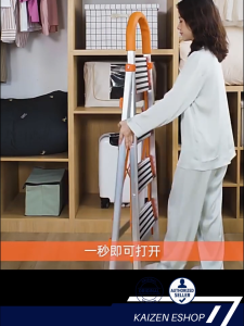 🔥New🔥 ANSHINT Household Aluminium Safety Ladder(3-5 Step)Multi-functional Aluminum Folding Thickened A-frame Ladder