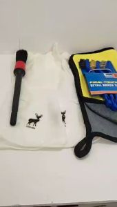 Combo vệ sinh NSD bàn chải sên 3D cọ bút bộ 3 bàn chải găng cao su khăn cọ râu