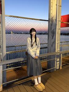 Váy Xếp Ly Màu Xám Nabi Cho Nữ Cạp Cao Dáng Chữ A Dài Vừa Phải Phong Cách Công Sở Váy Công Sở Váy Xếp Ly