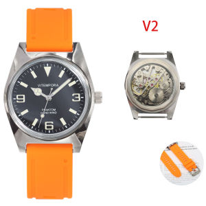 Heimdallr | Mens Watch Shanghai 7120 Manual Mechanical Movement 36mm Retro Chinese Watch Business Wristwatch