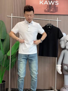 Áo Thun Nam Tay Ngắn Dáng Ôm Màu Trơn Thời Trang Thường Ngày Mùa Hè 2024 Cotton 100% Không Cần Ủi