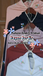 Mukena Anak vinca rayon boridr anak tanggung nadira
