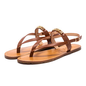 CHCH Womens Sandals New Simple Flat Bottom Non slip Thin Strip Shoes Beach Womens Shoes