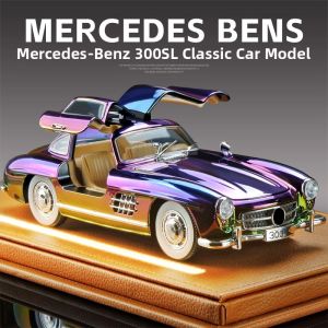 Vintage 300SL Metal Diecast Car Model Replica Collectible Toy for Boys