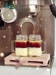 RAO Store พร้อมส่งขวดโหลแก้วจิ๋วใส่กาแฟ นมหรือเครื่องดื่ม แก้วกาแฟช็อตมินิ ขนาด35ml เหมาะสำหรับร้านคาเฟ่ต่างๆ