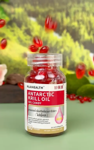 Local Stock Norwegian HALAL High Quality Antarctic Krill Oil for Middle-Aged and Elderly People Antarctic Krill Fish Oil Gel Candy Astaxanthin Supplement Minyak Krill Antartika Original 1000mg 2000mg COD
