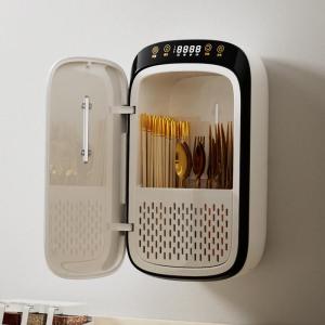 Smart Electric Ultraviolet Disinfection Chopsticks Holder Wall Mounted No Punching High End Chopsticks Bucket Kitchen Appliance