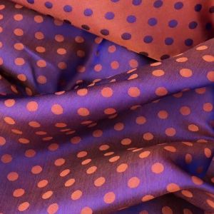 Vải Lụa Tơ Tằm Palacesilk chấm bi may áo bà ba áo dài và các loại váy đầm