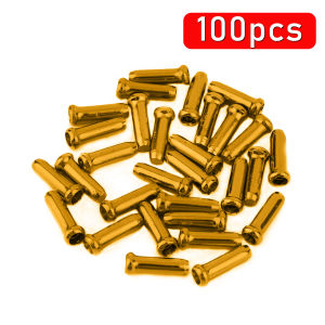 PINMOAP 100PCS Bicycle End Caps Brake Cable End Sleeves Gear Cable End Caps Bicycle Line Pipeline Tail Cap And Inner Line Cover