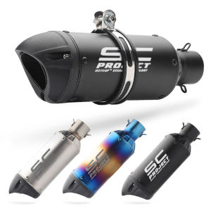 Bộ Giảm Thanh Ống Xả Xe Máy SC Project Thép Không Gỉ Thông Dụng 51Mm/2.0Inch Cho GSXR250 R15 R25 R3 Z250 Z300