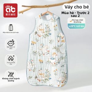 AIBEIDILA | Túi Ngủ Không Tay Chống Đạp Cho Trẻ Em Tất Cả Các Mùa