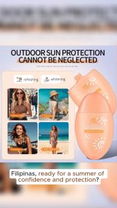 2 Bottles DW Niacinamide Tinted Sunscreen SPF50+ PA++++ Lightweight Oil Control Whitening 50g [FDA Approved]