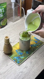 Combo 4 món dụng cụ pha chế matcha cao cấp hộp nhỏ tiện dụng Mixmore