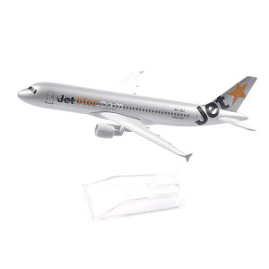 JASON TUTU 16cm Jetstar Airways Airbus A320 Aircraft Model Planel Airplane Diecast Metal 1/400 Scale Planes
