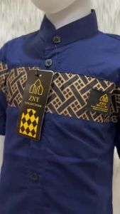 SETELAN KOKO ANAK COWOK LEBARAN IDUL FITRI / BAJU KOKO ANAK LAKI LEBARAN LENGAN PENDEK USIA 1 SAMPAI 13 TAHUN