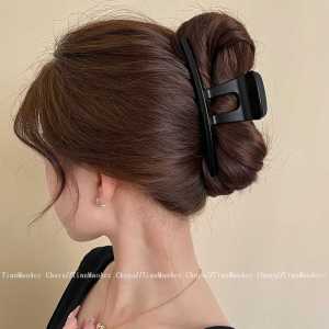 Kẹp Tóc Kiểu Pháp Mới Về Kẹp Tóc Nữ Kẹp Tóc Một Từ Mờ Cỡ Lớn Kẹp Tóc Đuôi Cá Chất Lượng Cao Đơn Giản Thanh Lịch Phụ Kiện Tóc Thời Trang