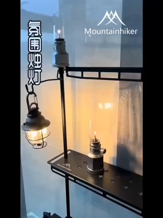 MOUNTAINHIKER Gas Lantern camping light Outdoor Propane butane Fuel Lights Camping Retro Decorative Ambience Gas Lamp For Camping Hiking Backpacking