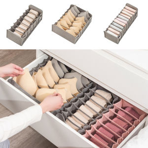 Foldable Underwear Storage Bag Cotton Bra Storage Box Home Bra Panties and Socks Organize Box