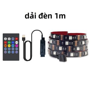 Dải Đèn LED RGB Chạy Bằng USB Đồng Bộ Nhạc Đèn Nền TV Cho TV Gương Máy Tính 15-80 Inch - 5V SMD Tuổi Thọ 50.000 Giờ