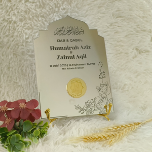 BEUS CRAFT PLAT HANTARAN MAS KAHWIN A5 | IJAB QABUL | MAJLIS | TUNANG