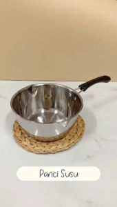 PANCI SUSU || Panci Susu Milk Pot 20cm / 18cm / Panci Saus Stainless Steel Milk Pan / Q2 020 / Q2 018 / Q2-020 / Q2-018 / Sauce Pan / Panci Indomie / Panci Air Rebus 18 cm 20 cm