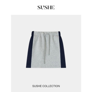 SUSHE | Retro Napped Heavy-duty Loose Fit Hoodie and Shorts Set