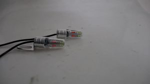 KEVANLY | Universal 2Pcs LED Motorcycle Front Rear Turn Signal Light Indicators 4-color Modification Motorbike Mini License Plate Light