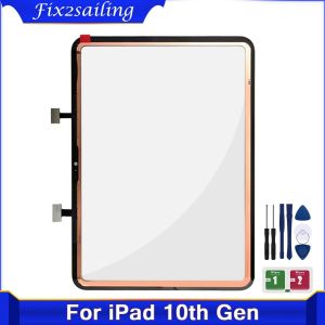 New AAA+ Touch Panel For iPad 10 10.9 10th Gen 2022 A2696 A2757 A2777 Touch Screen Digitizer Front Glass Replacement Parts