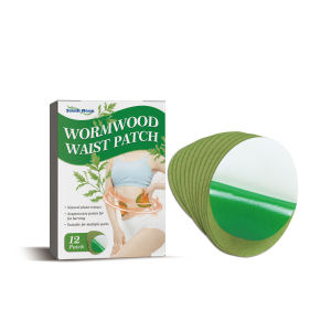 South Moon Wormwood Waist Patch Lazy Slimming Hot Compress Patch To Burn Fat Suitable For Obese People Weight Loss Stickers(12pcs)