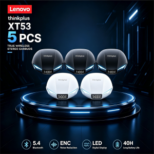 Lenovo | Lenovo XT53 Wireless Gaming Earphone Bluetooth 5.3 Earphones Low Latency Dual Mode Music Earbuds Sports In-Ear Headset With Mic
