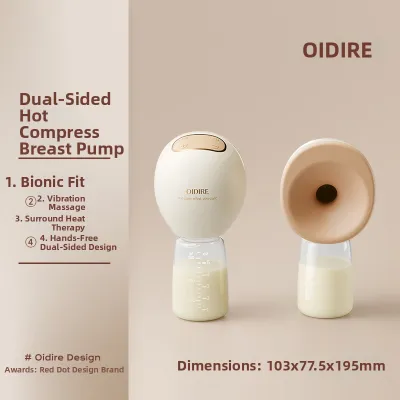OIDIRE | Heated Pain-Free Massage Hassle-free Use Breast Pump