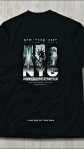 Kaos Pria Distro Keren 20s Adem & Nyaman | Sablon DTF Awet | Grosir & Eceran