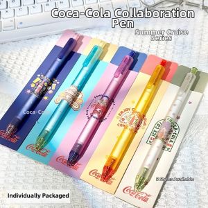 Kaco | Coca-Cola Co-Branded Double-Tip Quick-Drying Neutral Pen Black