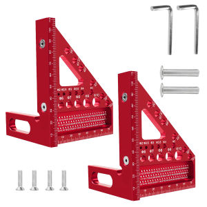 3D multi-angle measuring ruler 45/90 degree right-angle protractor high-precision layout measuring tool