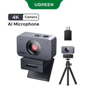 UGREEN Webcam Powered Computer USB External Camera 4K 30fps 1200W Pixels Auto Focus Built-in Microphone Cable Length 2 Meters Model:85071A